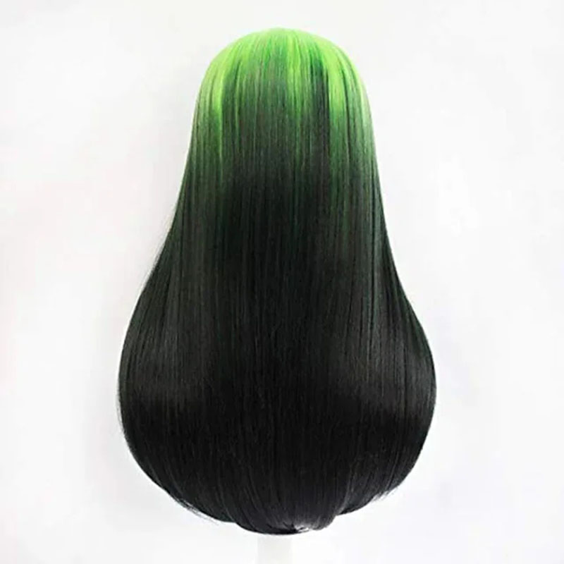 2025 New Green And Ombre Black - Anime Cosplay For Black Guys 评论和价格