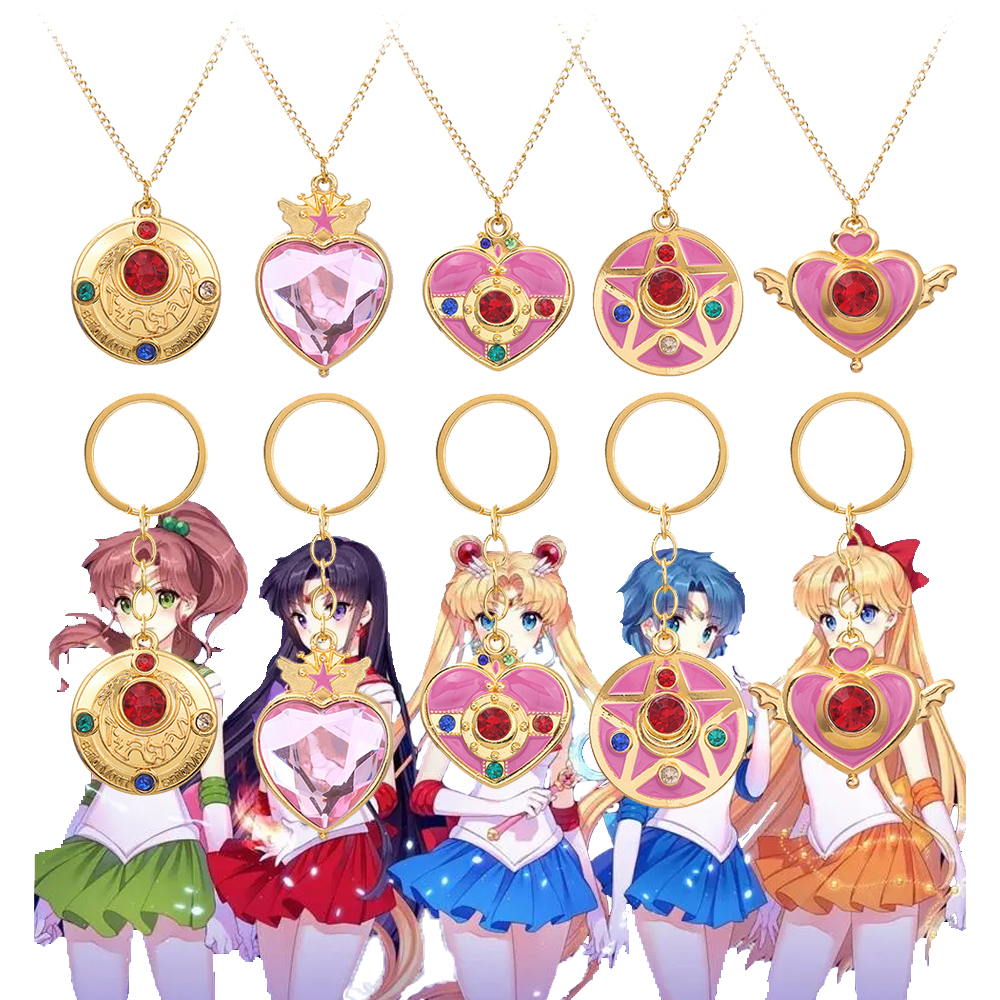 Anime Cute Pink Girl Necklace  - Anime About Cosplay Girl 评论和价格
