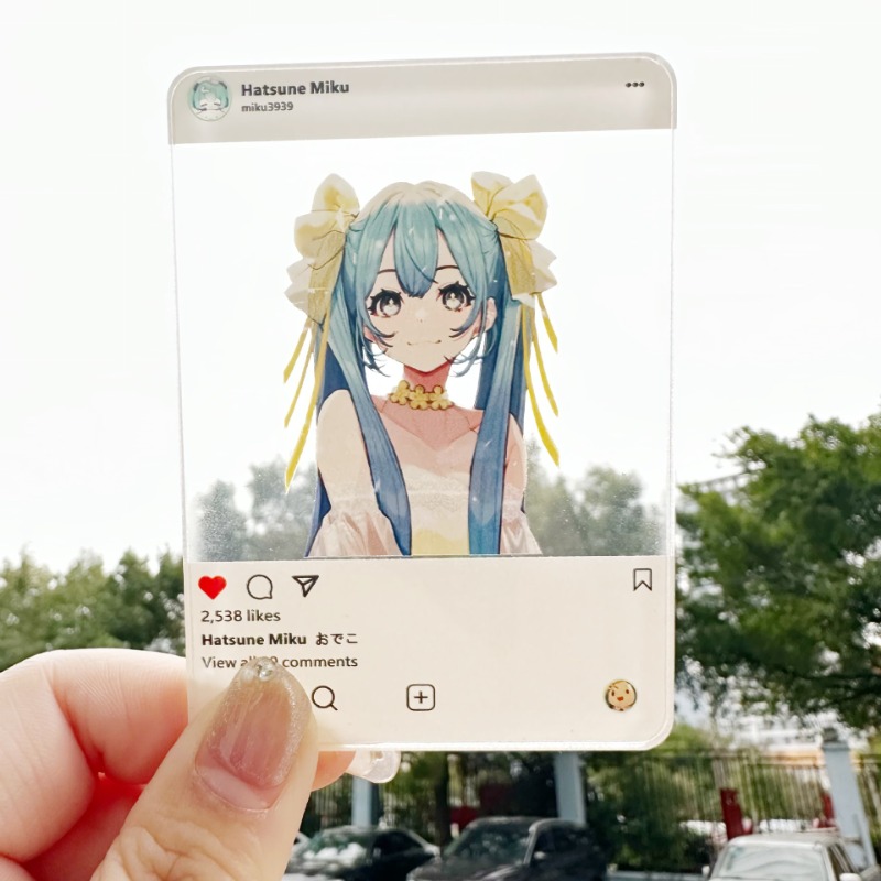 Anime Hatsune Miku Through Car - Anime Cosplay Girl Photo 评论和价格