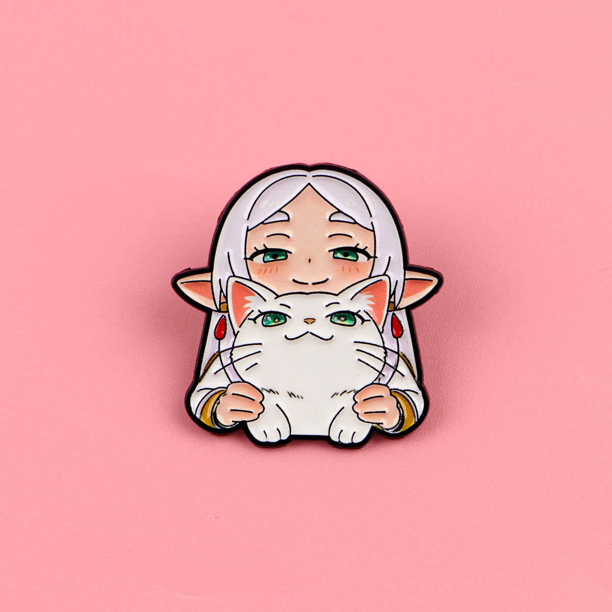 Cute Cat Enamel Pins Anime Gir - Anime Cosplay Cat 评论和价格