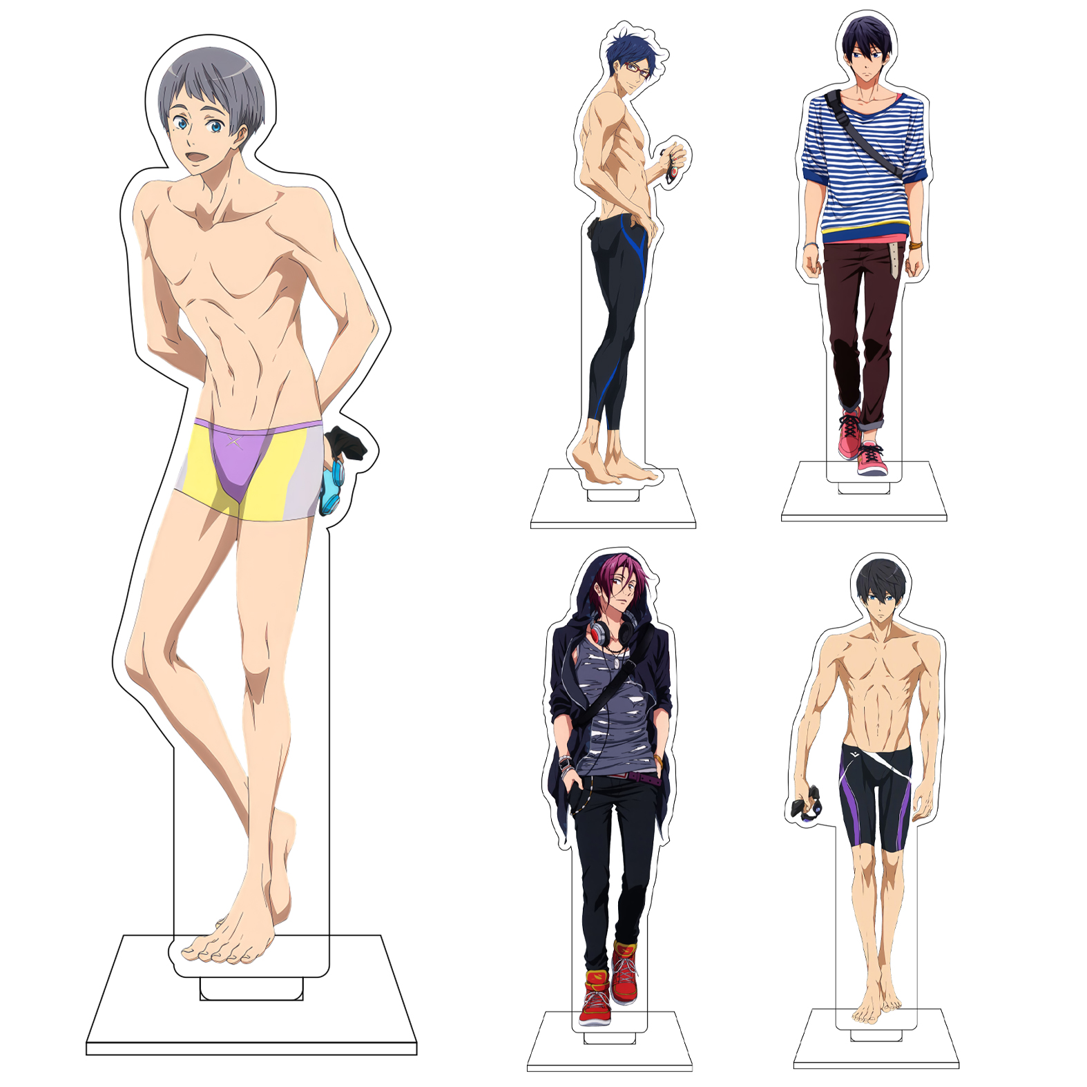16CM Anime Free! Cosplay Acryl - Anime Cosplay Japan 评论和价格
