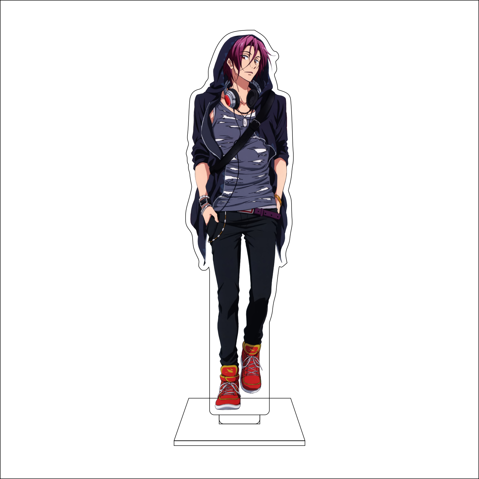 16CM Anime Free! Cosplay Acryl - Anime Cosplay Japan 评论和价格