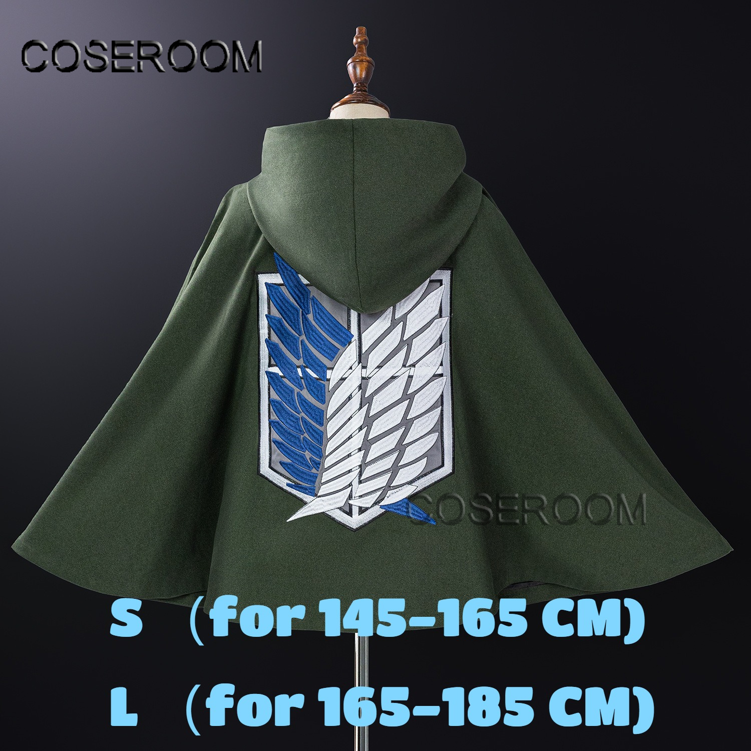 COSEROOM-SR Dark Green Survey  - Attack Titan Cloak 评论和价格