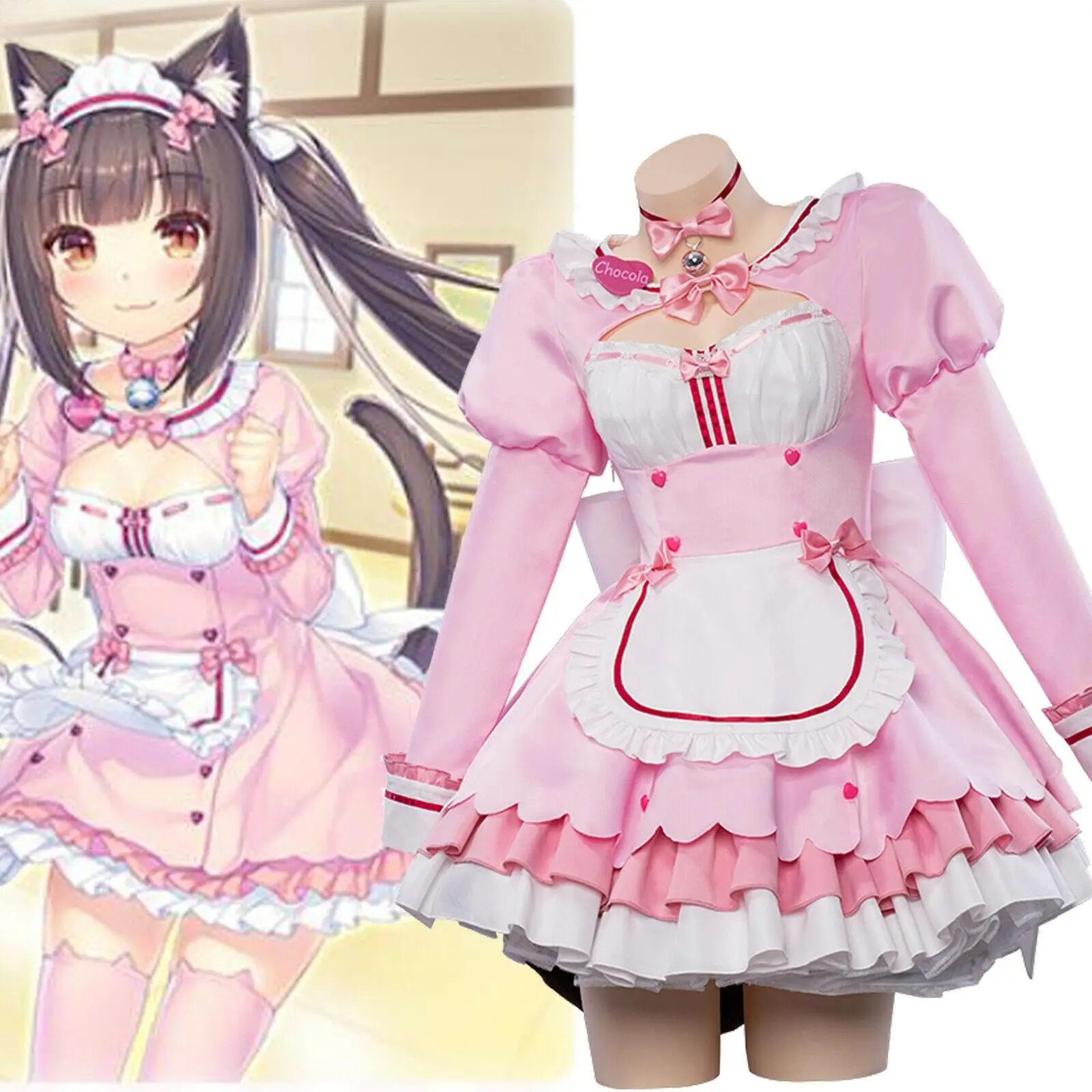 Nekopara Chocolate Cosplay Cos - Anime Cosplay Cat 评论和价格