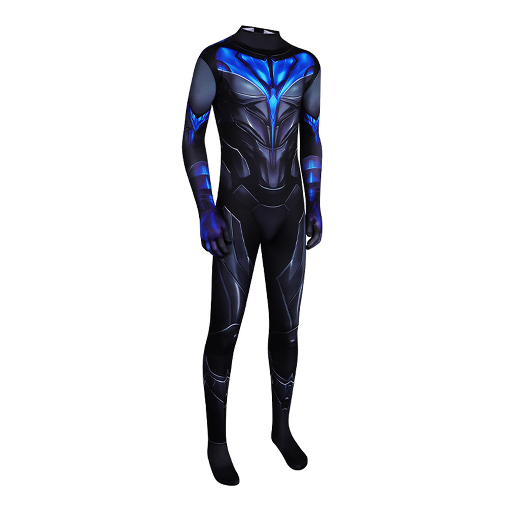 Male Nightwing Cosplay Jumpsui - Anime Cosplay Outfits Male 评论和价格