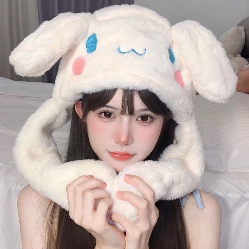 Kawaii Cinnamoroll Plush Movin - Anime Cosplay Girl Photo 评论和价格