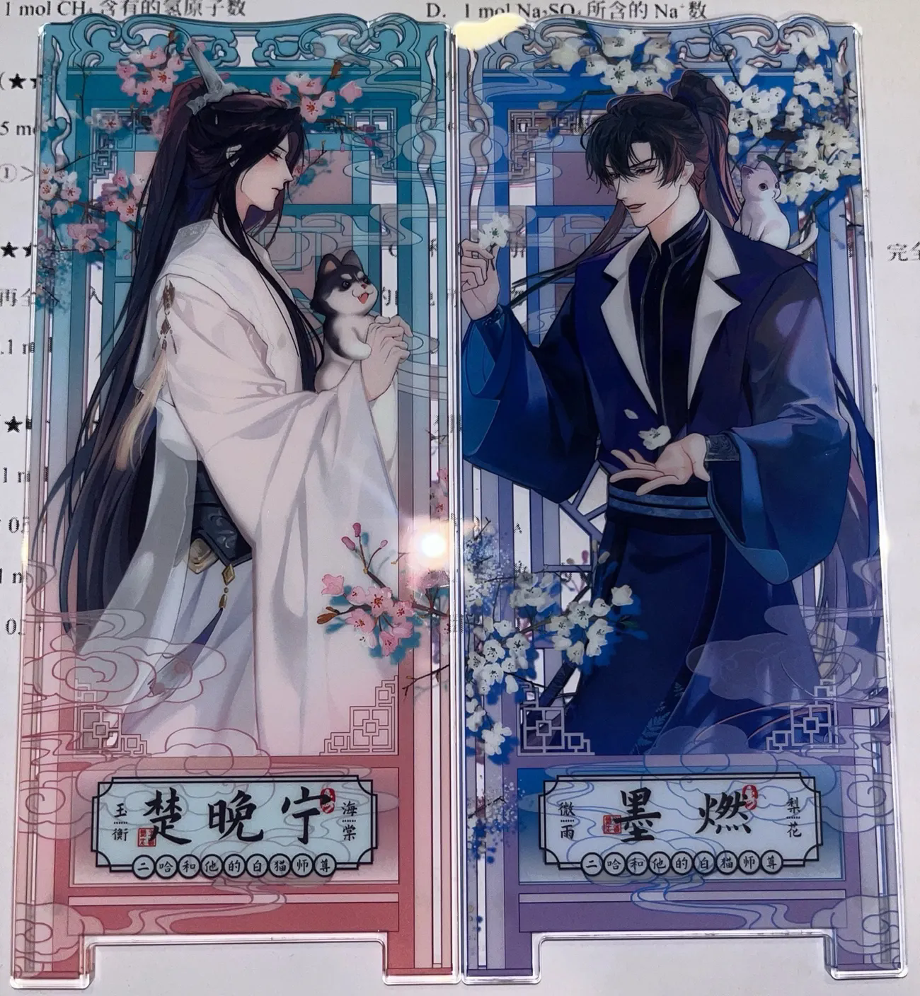 The Husky and His White Cat Sh - Anime Cosplay Cat 评论和价格